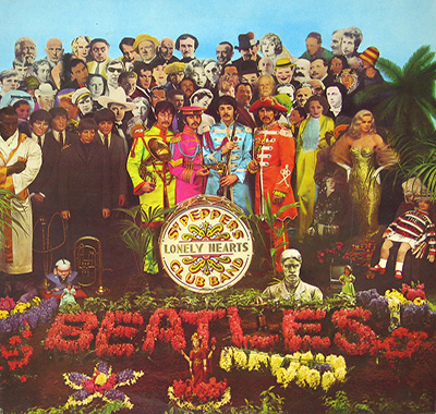 THE BEATLES - Sgt Pepper's Lonely Hearts Club Band album front cover vinyl LP album https://vinyl-records.nl